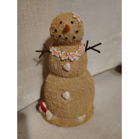 Other - Sand Beach Snowman (Girl) Beach House Holiday Ornament Christmas